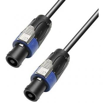 Cable de Altavoz Adam Hall 4 STAR 2 x 1,5 mm² con Conector Estándar de 2 Pines - Longitud 5 m