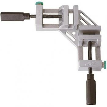 Wolfcraft 3415000 Sargento de Ángulo Doble para Esquinas, Herramienta de Bricolaje Profesional
