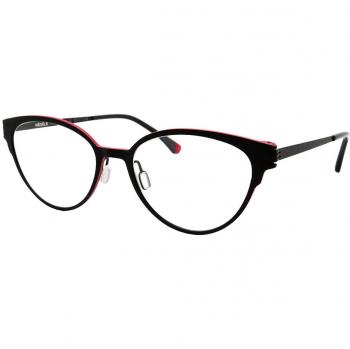 Rojasele OTTAWA C1 Armazones y Lentes Recetados para Mujer Negros 52