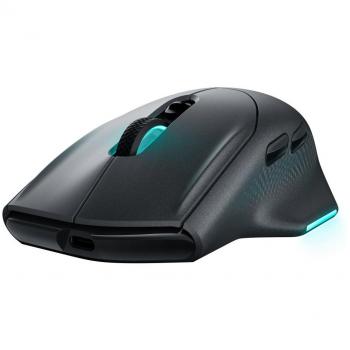 Raton Inalámbrico para Juegos Alienware AW620M - Óptico, 26000 DPI, USB Type-C, Derecho