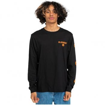 Camiseta Element Manga Larga Elyzt00285-Fbk para Hombre en Color Negro
