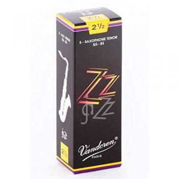 Vandoren ZZ Tenor Saxophone Reeds 2.5, Box of 5
