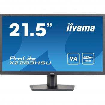 iiyama ProLite X2283HSU-B1 21.5 Full HD LCD Monitor with FreeSync, 1920 x 1080 Pixels, 75Hz, Black