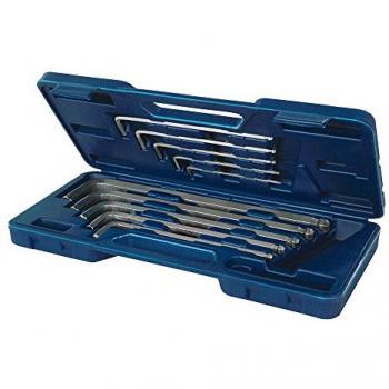Juego de llaves hexagonales extra largas con punta bola Silverline 250035, 10 piezas
