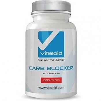Carb Blocker - Bloqueador de Grasas y Carbohidratos - Vitamina C, judía blanca, guaraná, picolinato de cromo - Ideal para perder peso y con efecto ANTI-COMILONAS - Pastillas para perder peso - Te ayuda a adelgazar más rápido - Pastillas para adelgazar