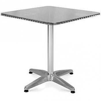 Tabla cuadrada de aluminio gris OVIALA
