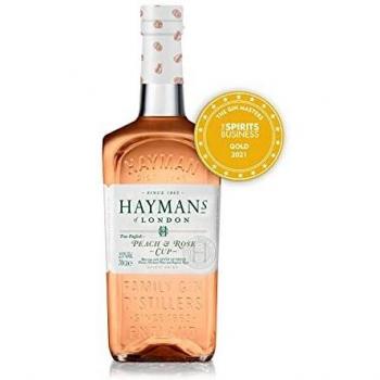 Copa de Durazno y Rosa Hayman's 25% Vol. 0,7 L