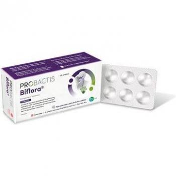 Probactis Biflora 20 pastillas para chupar sabor fresa, probióticos masticables