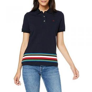 Tommy Hilfiger Tali Global Stripe Polo SS, Azul