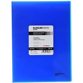 Grafoplas 1441830 - Carpeta de 40 fundas, color Azul