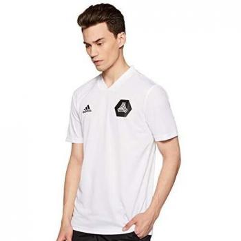 adidas Tan Training Jersey Camiseta, Hombre, White, L
