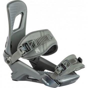 Nitro Rambler Fijaciones de Snowboard para Hombre, ligeras y duraderas, con un diseño ergonómico que proporciona comodidad y soporte, ajuste fácil y rápido, base flexible para mejor respuesta en la tabla, correas acolchadas