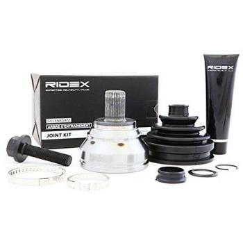 Juego de articulación para árbol de transmisión RIDEX 5J0003, incluye juntas, compatible con VW, AUDI y SKODA, eje delantero izquierdo y derecho