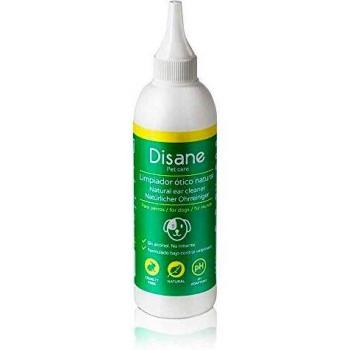 Disane Limpiador Oídos Perros Natural | 125 ml | Oido Tapon Ear Cleaner perro acaros| Evita Infecciones de Oído Eliminando Secreciones | Formula Bajo Control Veterinario