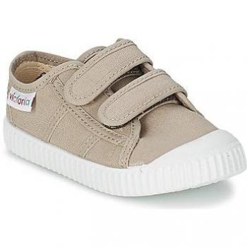 Victoria 1915 - Zapatillas de lona con doble cierre adherente y puntera de goma