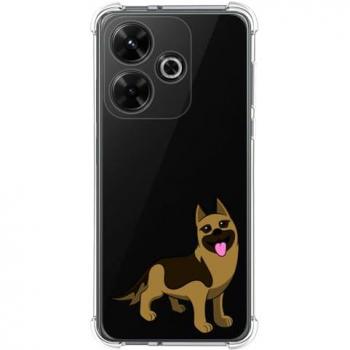 Funda Antigolpes de Silicona para Xiaomi Poco M6 4G con Diseño de Perros 03