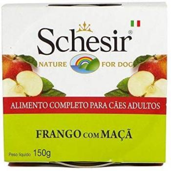 Schesir Chicken with Apple 10-Pack Wet Cat Food Pouches