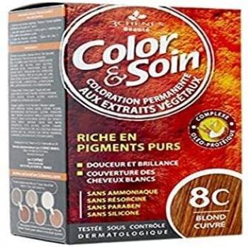 3 Chênes color soin blond cuivré n°8C