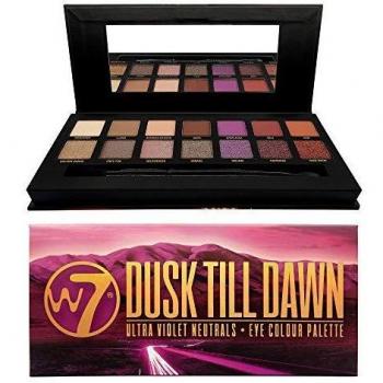 W7 Dusk Till Dawn Ultra Violet Neutrals 14 Colour Eye Shadow Palette