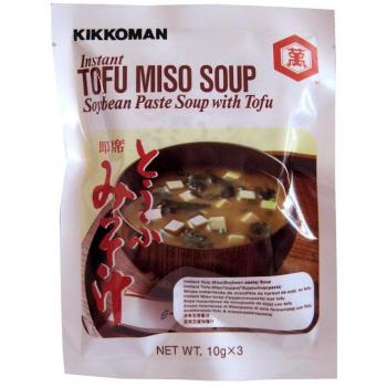 Sopa instantánea de Miso Rojo Tofu y Alga Wakame