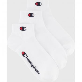 Pack de 3 Calcetines Cortos Unisex con Logo C Champion