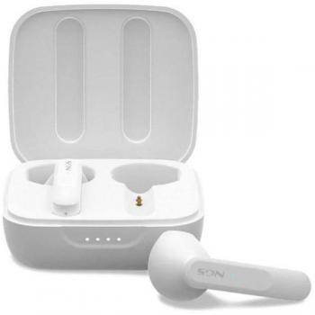 Auriculares NGS Artica Move White - Auriculares Inalámbricos Bluetooth 5.3 Blancos con Estuche de Carga