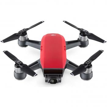 DJI Spark - Mini Dron Quadcopter con Cámara de Alto Rendimiento, Control Simple, Transmisión de Video HD Wi-Fi, Color Rojo Magma - Versión UE