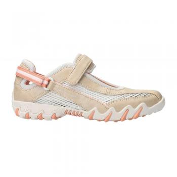 Allrounder Deportiva Bailarina NIRO Piel Beige Rejilla