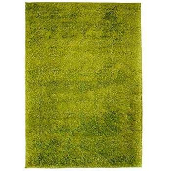vidaXL Alfombra Shaggy Peluda 120x170cm Verde Decoración Interior Casa y Hogar