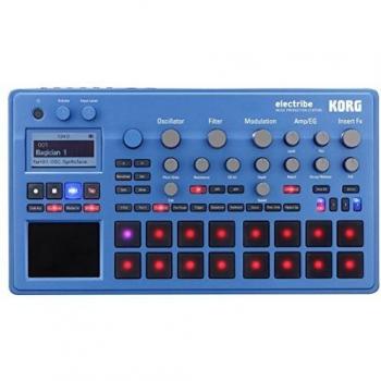 Korg Electribe Music Production Station EMX-1 with V2.0 Software, Blue