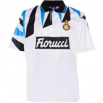 Score Draw Internazionale 1992 Away Shirt - White - Male - Size: Large Adults