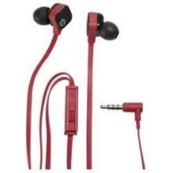 HP H2310 - Auriculares (Binaurale, Negro, Rojo, Dentro de oído, Alámbrico, Cualquier marca, 3.5 mm (1/8))