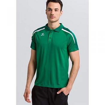 Erima Liga 2.0 Men's Short Sleeve Polo Shirt - Green - 4XL