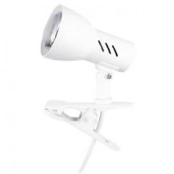 Foco Cspot Epikasa, Metal y PVC, Blanco, 11x6x16 cm