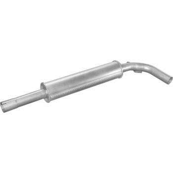 Silenciador central e intermedio 4MAX 0219-01-02313 y 0219-01-02313P, compatible con vehículos de diversas marcas, fabricado en acero inoxidable, diseñado para reducir el ruido del escape y