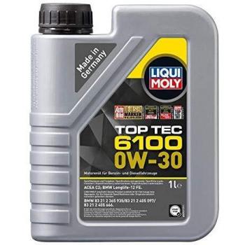 Liqui Moly 20777 - Aceite de Motor, Top Tec, 6100, 0W-30, Booklet, 1 L