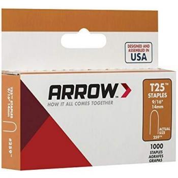 Arrow T25 Staples Box 1000 14mm 9/16-Inch