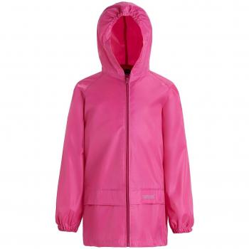 Regatta Stormbrk - Chubasquero para niña, Color Rosa, Talla UK: 34