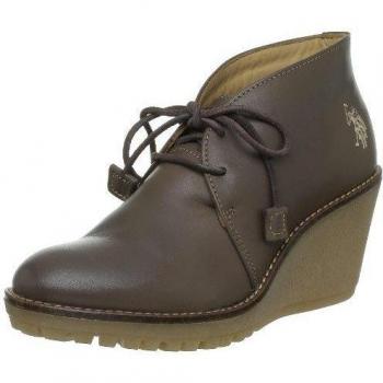 Us Polo Assn Cari Leather - Botines, Topo, 40