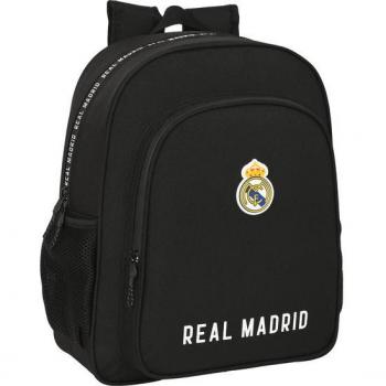 Mochila Junior con Adaptador para Carro Real Madrid Corporativa - Safta