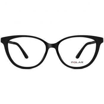 Polar 506 With Clip-On Kids 77 Kids' Eyeglasses Black Size 49 - Blue Light Block Available