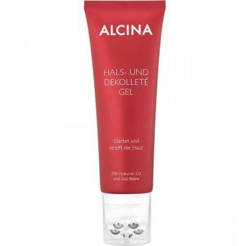 Alcina - Gel para cuello y escote con Ácido Hialurónico 2.0 y Bayas de Goji - Suaviza Arrugas y Reafirma la Piel 100ml