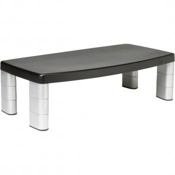 3M MS90B - Soporte de pie para pantalla plana, dimensiones 50,8cm x 30,4cm x 14,7 cm, color negro/plata