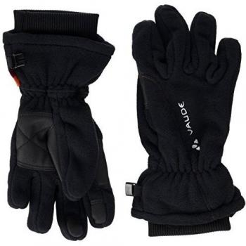 VAUDE yalca caribú guantes, otoño/invierno, infantil, color Negro - negro, tamaño 5