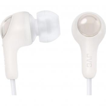 JVC HA-FR9UC Gumy Connect Auriculares Intraurales con Conector USB-C, Color Blanco