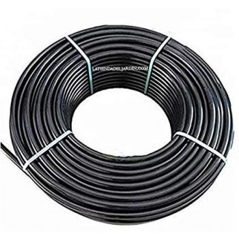 Tubería de Riego por Goteo de Polietileno 18mm, 2.5 Bar, 200m, Negra