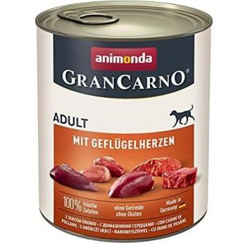 Animonda GranCarno Original Adult Pack Ahorro 12 x 800 g con corazones de ave