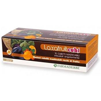 Farmaderbe Cubi - Suplemento alimentario, Laxafruit, 15 cubos