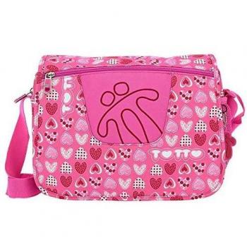 Totto MA07ECO002-1710J-0IJ Messenger Bolsa Escolar, 34 cm, 7.5 litros, Multicolor