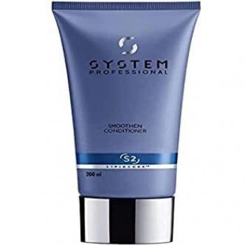 Acondicionador Suavizante Wella System Professional S2 - 200 ml, Balsamo Anticrespo